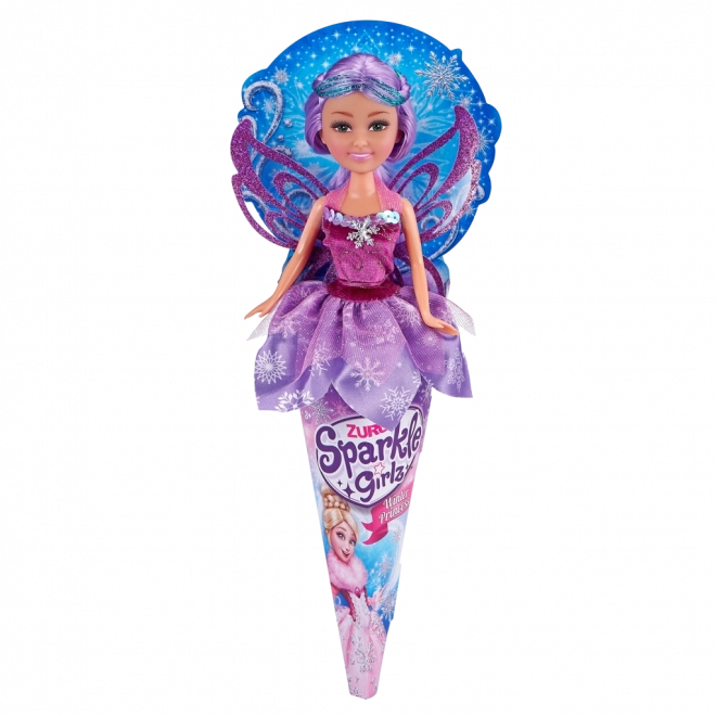 Princezna zimní Sparkle Girlz v kornoutku