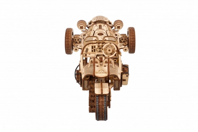 Ugears 3D dřevěné mechanické puzzle Tříkolka UGR-S