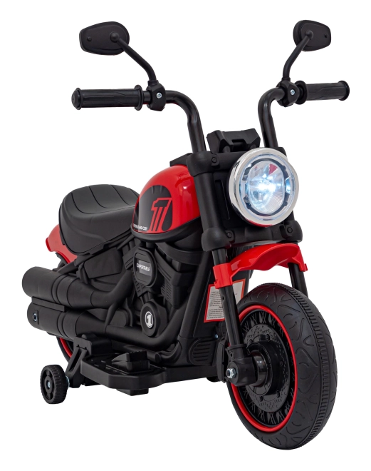 Motocykl Chopper FASTER – Červený