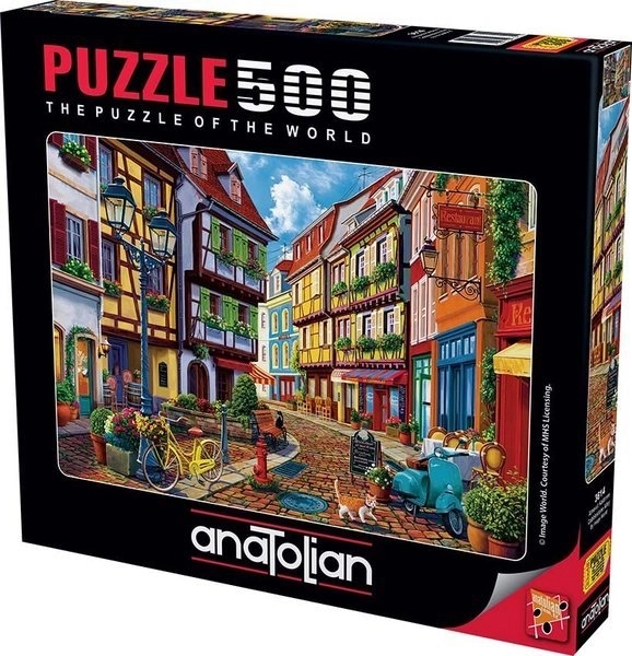 Puzzle Dlažděná Ulička 500 Dílků Anatolian