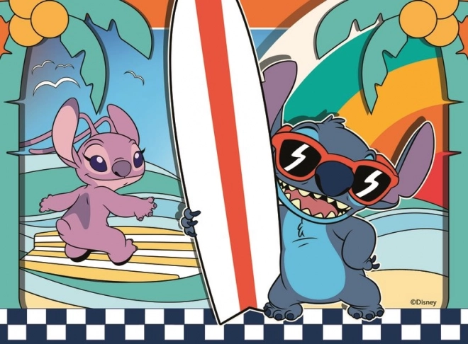 Ravensburger disney: stitch zábavné aktivity puzzle set 4v1