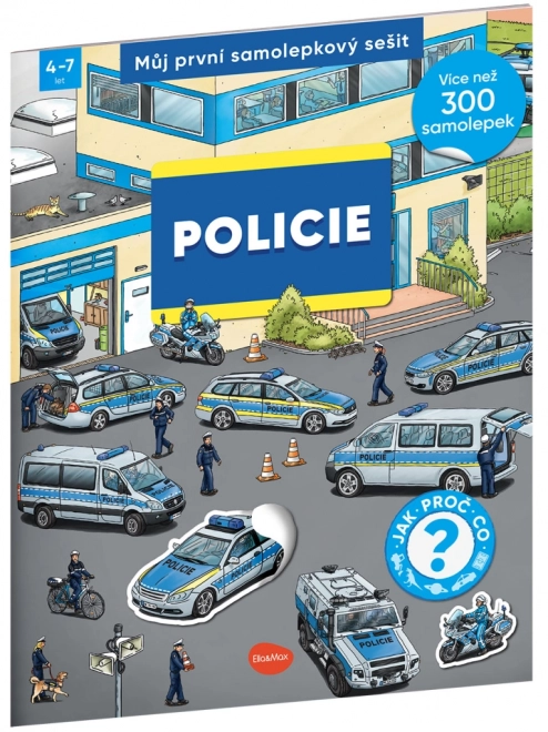 Můj první samolepkový sešit – Policie