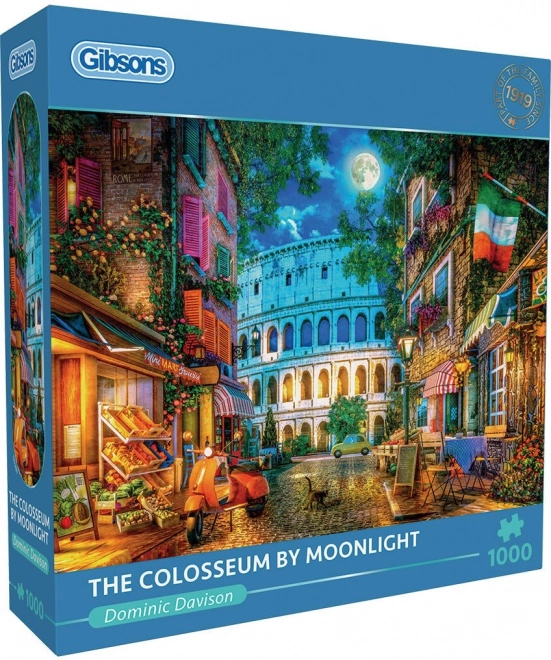 GIBSONS Puzzle Koloseum za svitu měsíce 1000 dílků