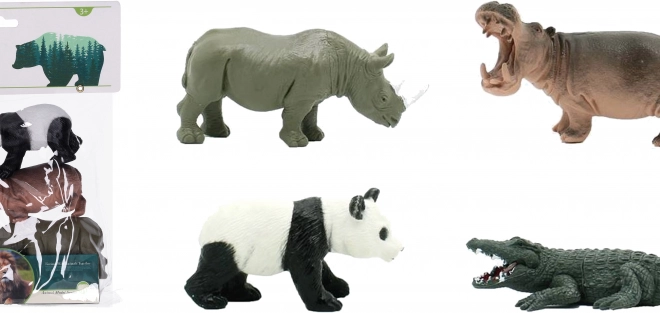 Zvířátka figurky set 4 ks 12,5 cm