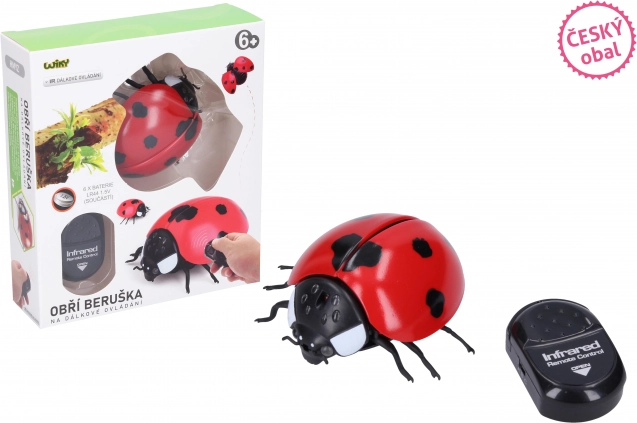 Obří RC beruška na dálkové ovládání 9 cm – české balení