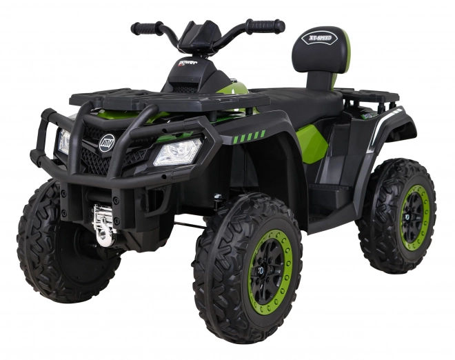 Čtyřkolka XT-Speed pro děti Zelená + 4x4 + EVA + Pomalý start + Rádio MP3 + LED dioda