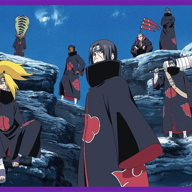 Trefl Puzzle Naruto Shippuden: Dobrodružství Naruta Uzumaki 4x250 dílků