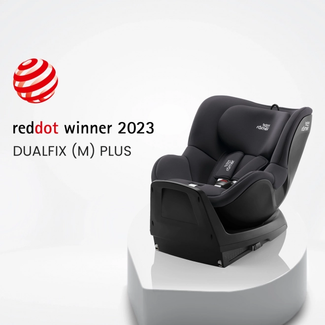 Otočná autosedačka Space Black Dualfix pro děti