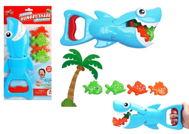 Koupelnová hra Shark Catcher Set Blue