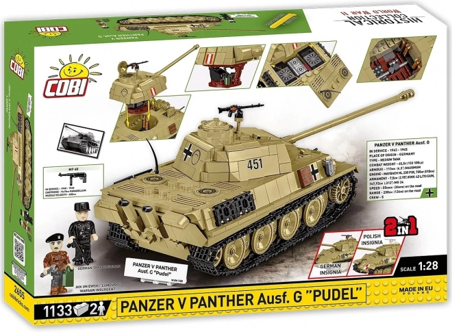 Stavebnice tanku Panther G Pudel od Cobi