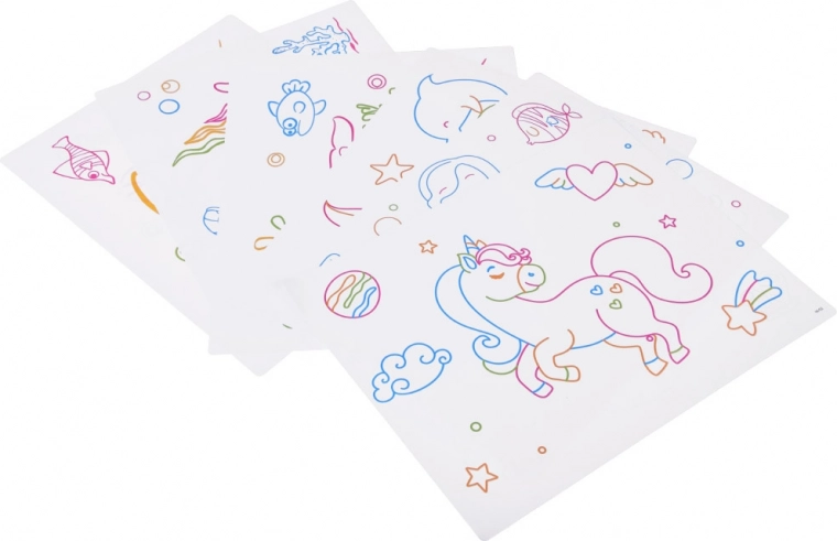 Opakovaně použitelná tabule se šablonami