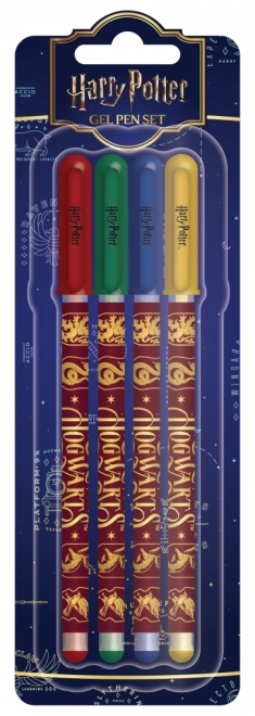 Harry Potter gelová pera set magická místa