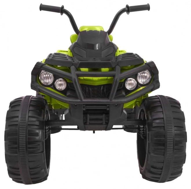 Čtyřkolka ATV 2,4GHz na baterie pro děti + Dálkové ovládání + Kola EVA + Rádio MP3 + Startování zdarma – zelená