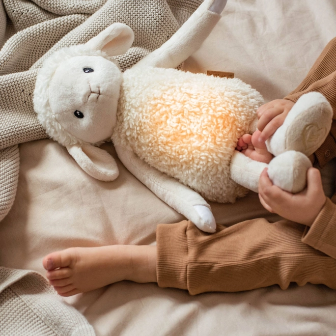 Whisbear - bzučící ovečka Lumi se světlem a ukolébavkami a funkcí CRYsensor