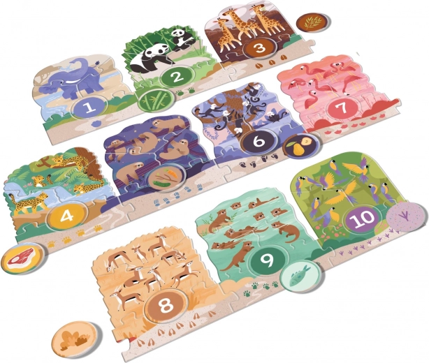 Počítání od 1 do 10 se zvířátky