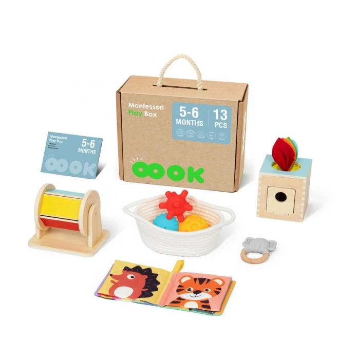 Tooky Toy velký montessori vzdělávací box 6v1