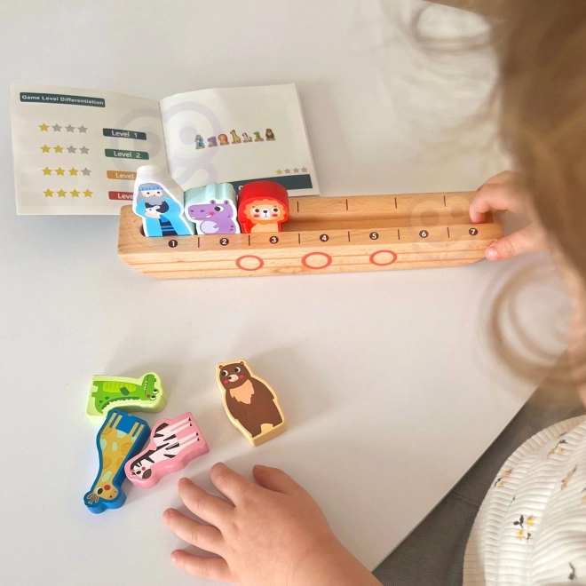 Tooky Toy dřevěná logická hra s Noemem a zvířaty
