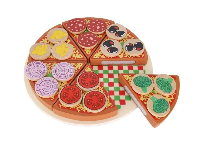 Dětská dřevěná pizza