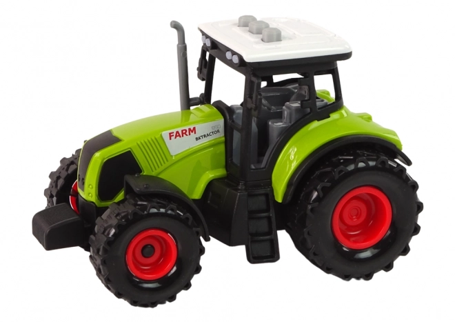 Velký traktor s LED světly a zvuky - sada 2 zemědělských strojů