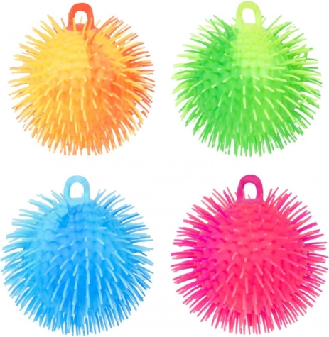 Antistresový mačkací silikonový míček s bodlinkami 15 cm – 4 barvy