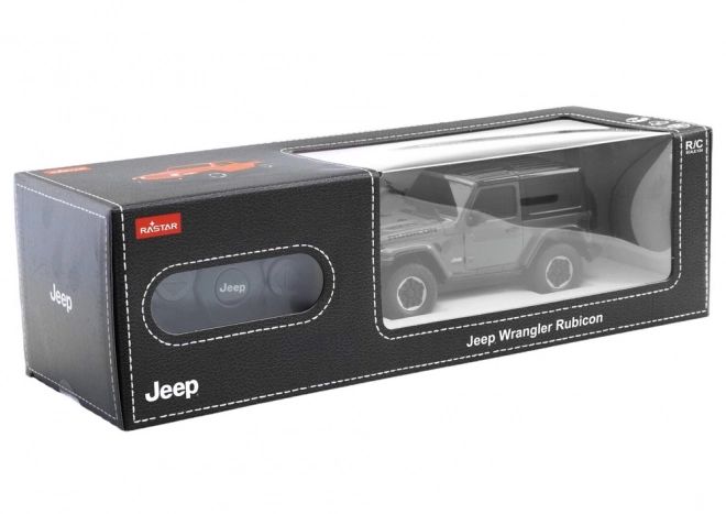 R/C auto 1:24 Jeep Wrangler JL Rubicon černý
