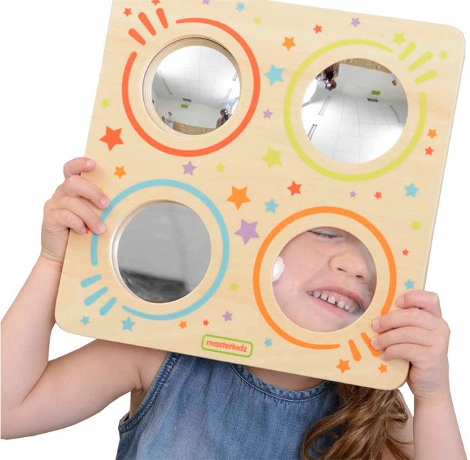 Masterkidz smyslová tabule se zrcadly a čočkami