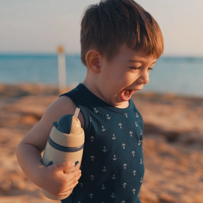Tommee Tippee izolační hrnek s brčkem 266 ml šedý
