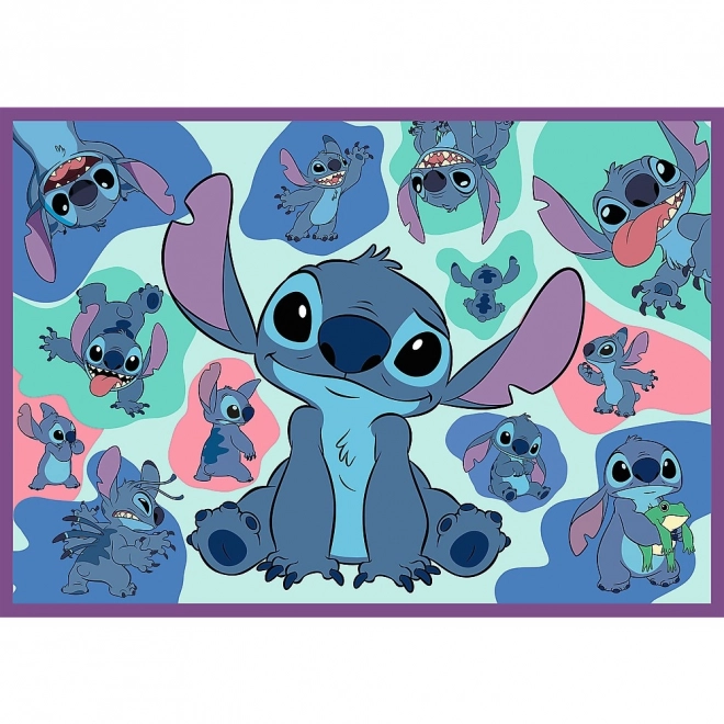 Skládačky 4x250 neobvyklý Stitch