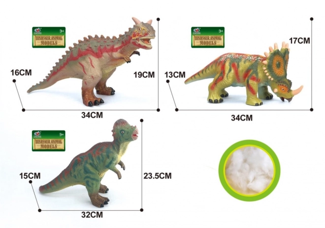 Měkký dinosaurus 34 cm