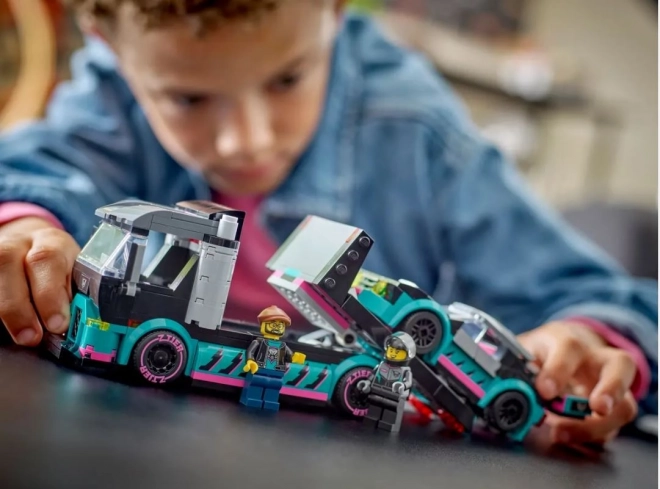 LEGO® City 60406 Kamión se závodním autem