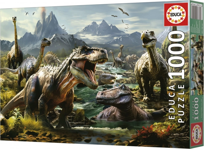 Educa Puzzle Zuřiví Dinosauři 1000 Dílků
