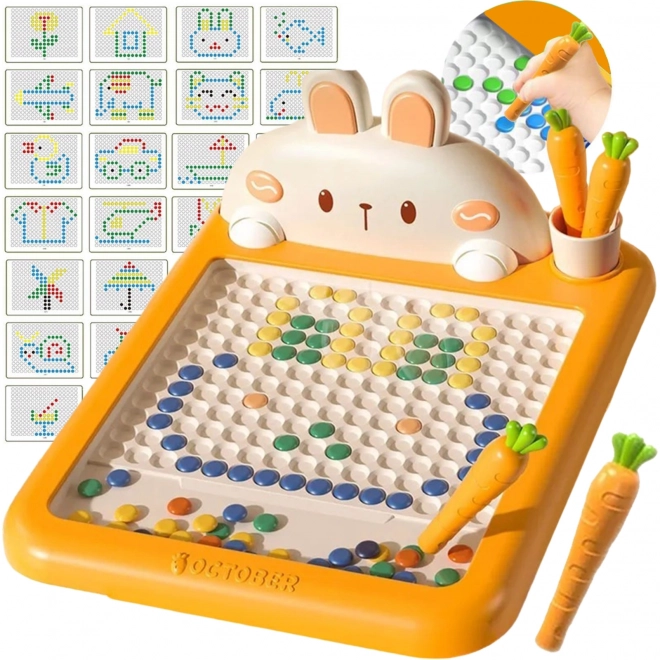 Magnetická kreslicí tabule WOOPIE MagPad králík a mrkev