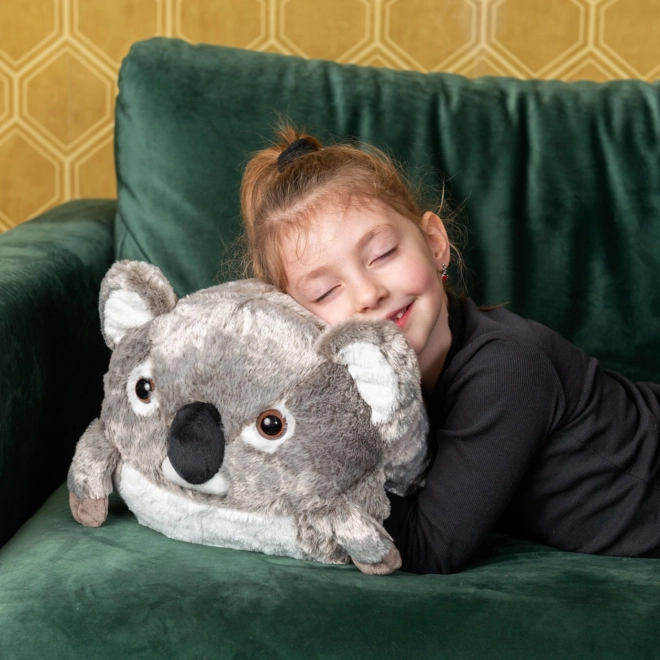 Hřejivý plyšový koala polštář 3 v 1