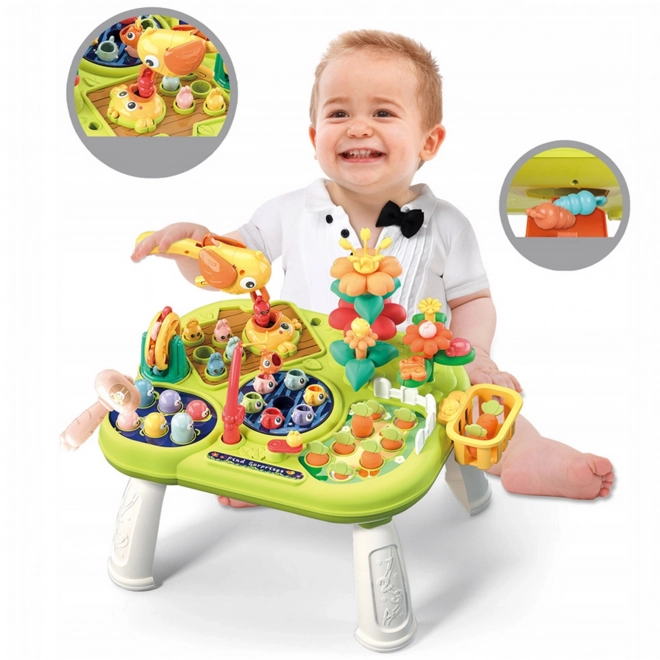 Interaktivní vzdělávací stolek 8v1 Montessori