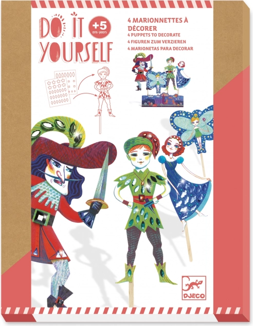 DIY Loutky Peter Pan od Djeco