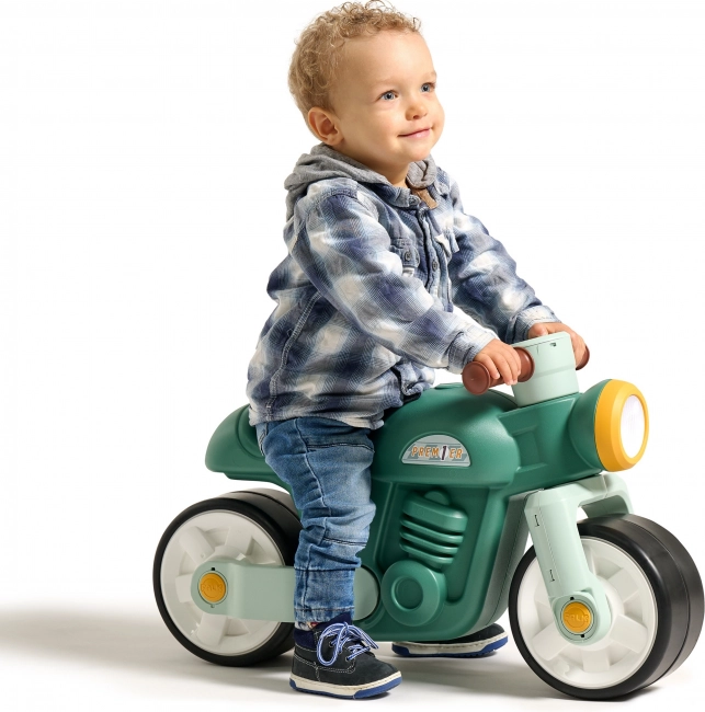 Falk dětská odrážedlo motorka Retro zelená
