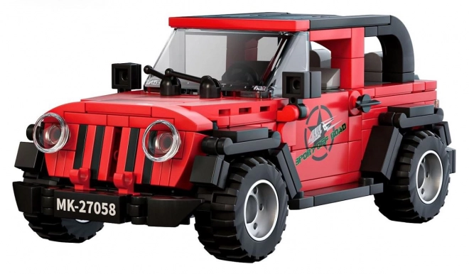 Sada cihel Car 414el. Červená
