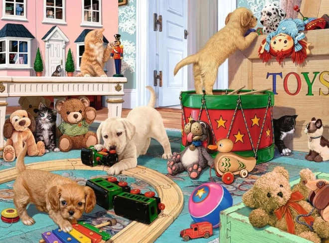 Puzzle Štěňata XXL 150 dílků Ravensburger