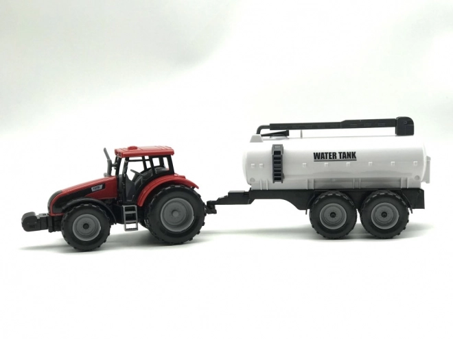 Traktor na setrvačník s přívěsem