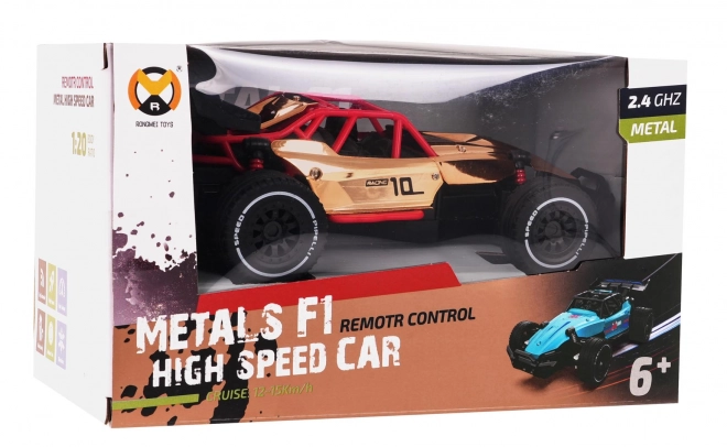 RACING 01 Zlaté R/C kovové auto
