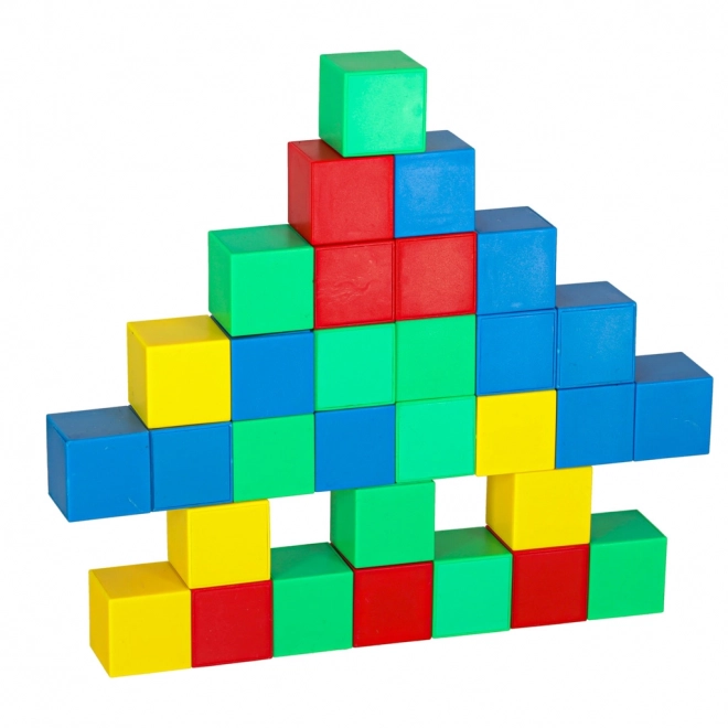 Magnetické stavební kostky - kubická sada 64 ks