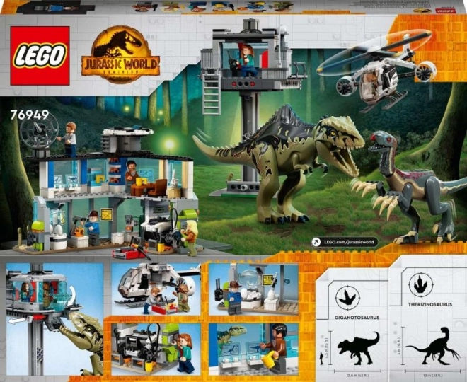 LEGO Jurassic World 76949 Útok giganotosaura a therizinosaura