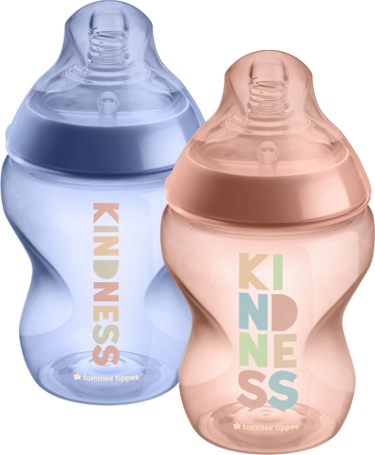 Kojenecká láhev s antikolikovým ventilem 260 ml, 0+, 2 ks