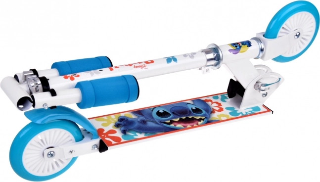 Skládací koloběžka Disney STITCH bílá pro děti do 50 kg