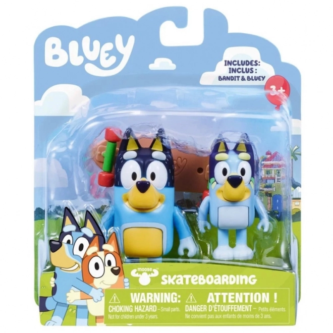 Bluey Figury 2pak Skateboarding