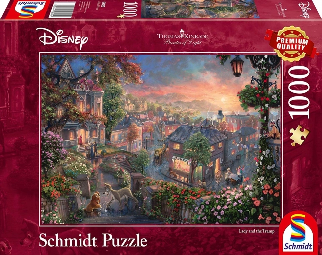 Puzzle Lady a Tramp od SCHMIDT 1000 dílků