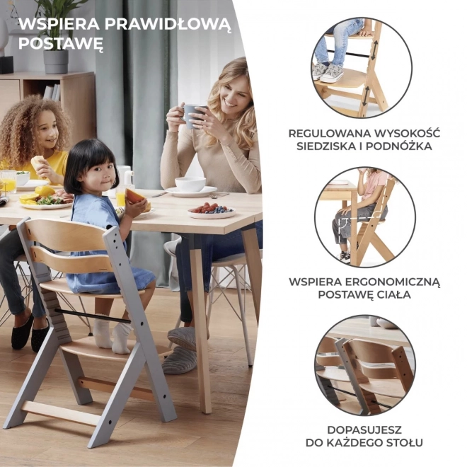 Kinderkraft Enock Natural židlička