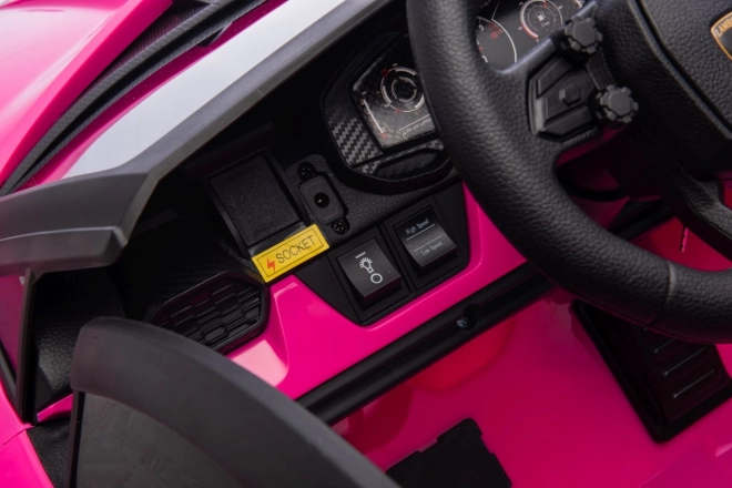 Růžový děti elektrické auto Lamborghini Revuelto XL