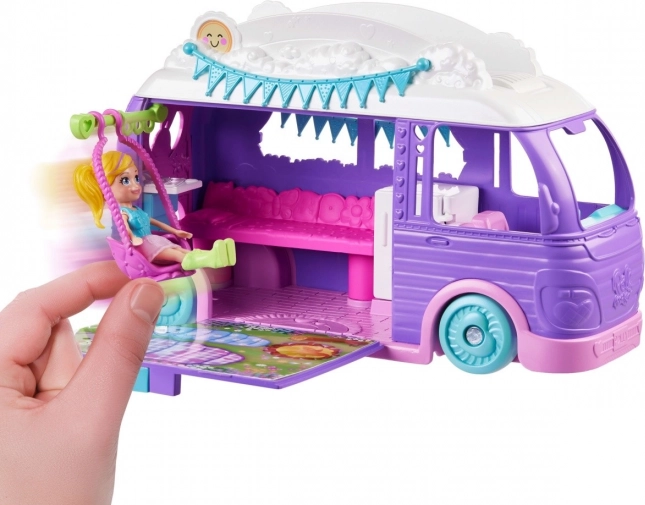 Polly Pocket Glampingový Van s Panenkou
