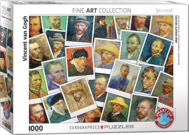EUROGRAPHICS Puzzle Van Goghovy Autoportréty 1000 dílků